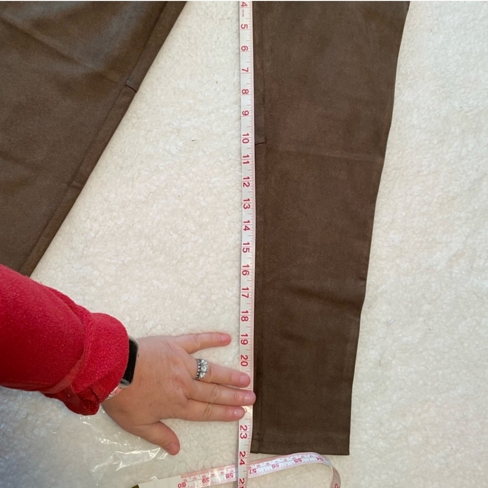 Anthropologie x Sanctuary Mona Suede Leggings - Picture 2 of 13